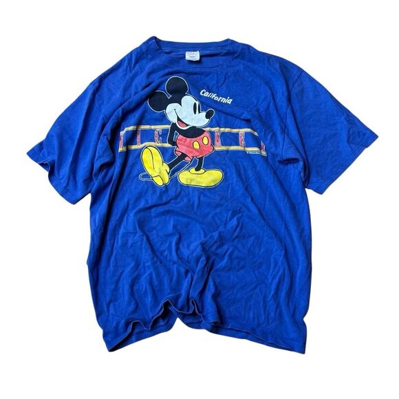 Vintage Mickey Mouse Disney California Shirt Large Made In USA - Picture 1 of 4